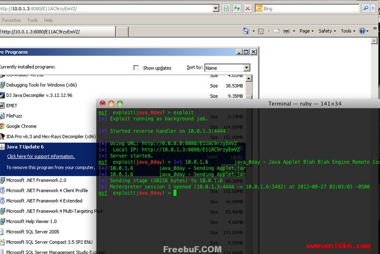 最新Java 0day漏洞分析及EXP下载 022608B13 最新Java 0day漏洞分析及EXP下载