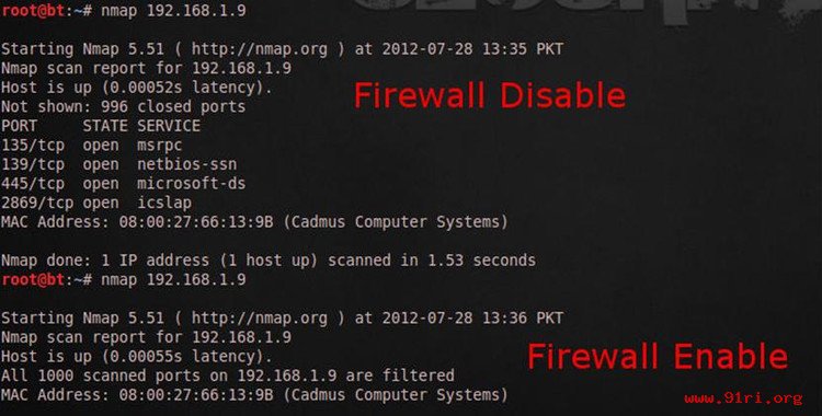 Nmap绕过防火墙脚本的使用 - 剑噬天下—傲 - 剑噬天下—傲